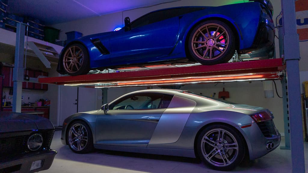 LED Lift Lighting side view